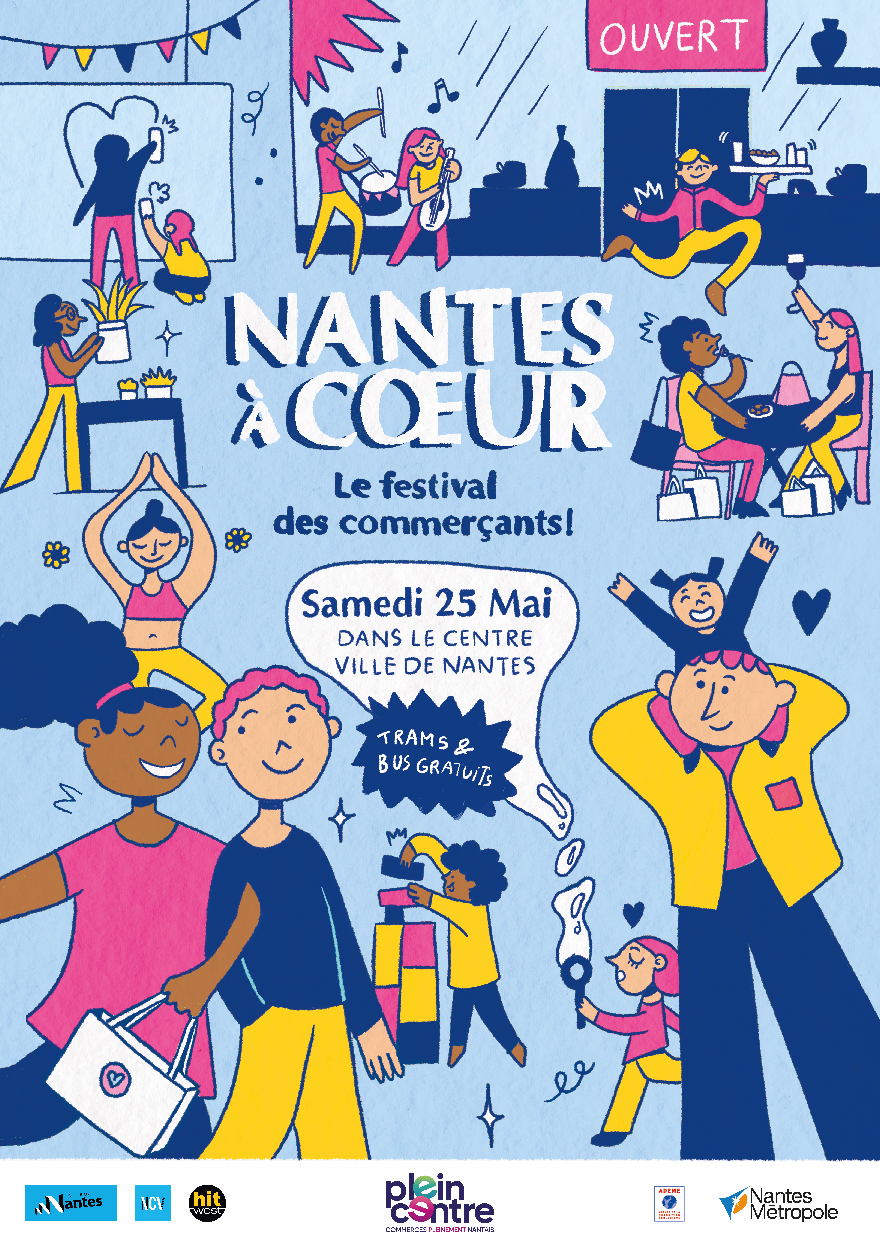 Nantes à coeur journée des commerçants beauté naturelle